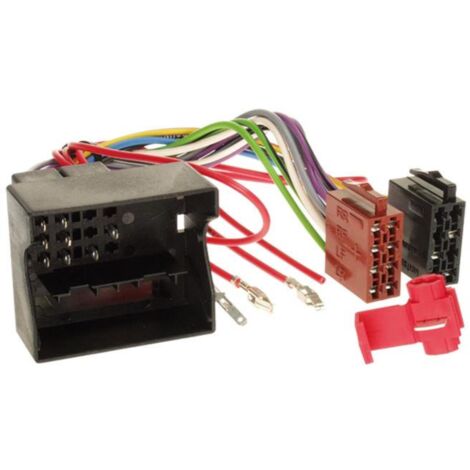 Fiche ISO Autoradio AI24 compatible avec Audi Seat Skoda VW Quadlock 4 HP - voir liste