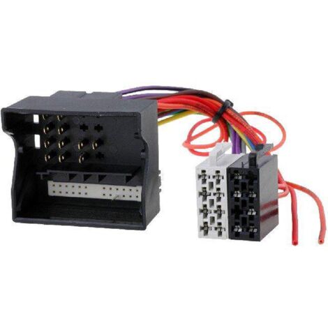 Fiche ISO Autoradio AI28 compatible avec Opel Astra H Corsa C Vectra C 40PIN