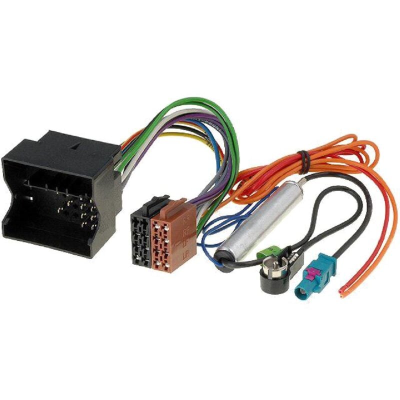 Fiche iso Autoradio 36ASG5I compatible avec Alfa Citroen Peugeot avec Adaptateur antenne