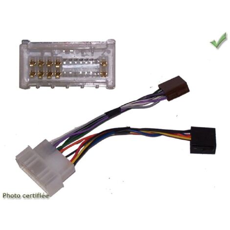 Fiche ISO Autoradio compatible avec HYUNDAI ap06 KIA ap05 +ISO 4HP voir liste