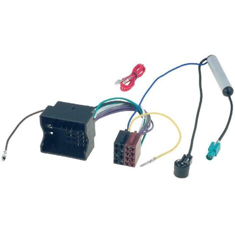 Fiche ISO autoradio compatible avec VW ap02 + Adaptateur antenne