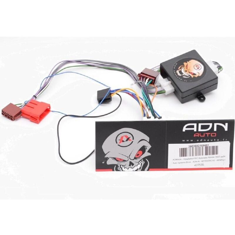 Fiche iso Autoradio K350ZB compatible avec Nissan 350Z Murano avec Ampli
