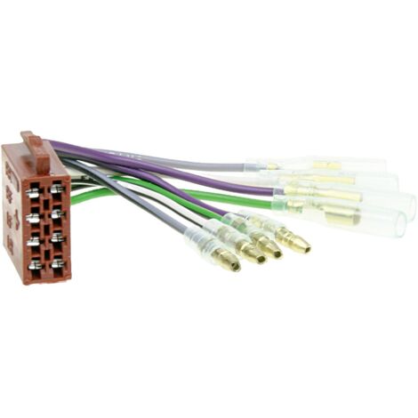 Fiche ISO universelle compatible avec haut-parleurs Asie