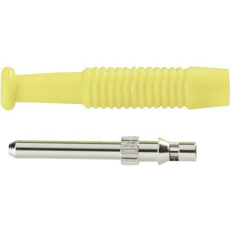 Fiche miniature, isolée Ø de la broche: 2 mm SKS Hirschmann CO MST 3 973509103 jaune 1 pc(s) D24061