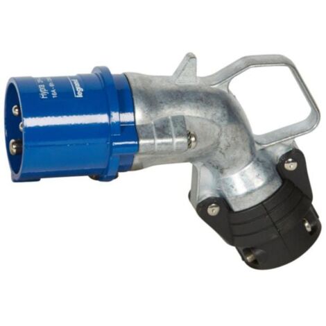 Fiche mobile coudée Hypra IP44 16A - 200V à 250V - 2P+T - métal - LEGRAND