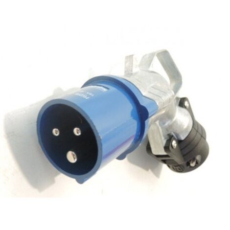 Fiche mobile coudée Hypra IP44 16A - 200V à 250V - 2P+T - métal - LEGRAND