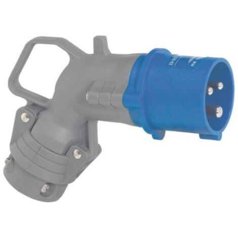 Fiche mobile coudée Hypra IP44 16A - 200V à 250V - 2P+T - plastique - LEGRAND