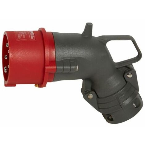 Fiche mobile coudée Hypra IP44 16A - 380V à 415V - 3P+N+T - plastique - LEGRAND