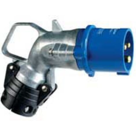 Fiche mobile coudée Hypra IP44 32A - 200V à 250V - 2P+T - métal - LEGRAND