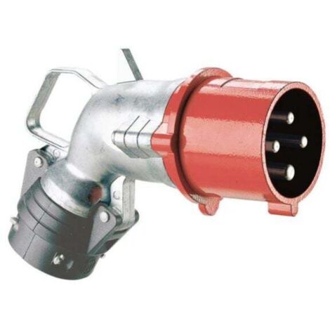 Fiche mobile coudée Hypra IP44 32A - 380V à 415V - 3P+N+T - métal - LEGRAND