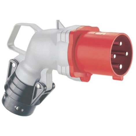 Fiche mobile coudée Hypra IP44 63A - 380V à 415V - 3P+T - métal - LEGRAND