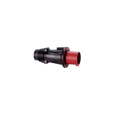Fiche mobile droite Hypra IP44 16A - 380V à 415V - 3P+T - caoutchouc - LEGRAND