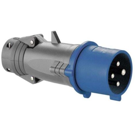 Fiche mobile droite Hypra IP44 32A - 200V à 250V - 3P+T - plastique - LEGRAND