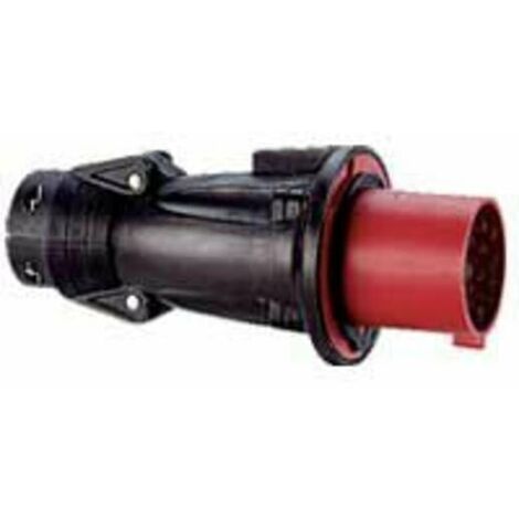 Fiche mobile droite Hypra IP44 32A - 380V à 415V - 3P+N+T - caoutchouc - 052954 - LEGRAND
