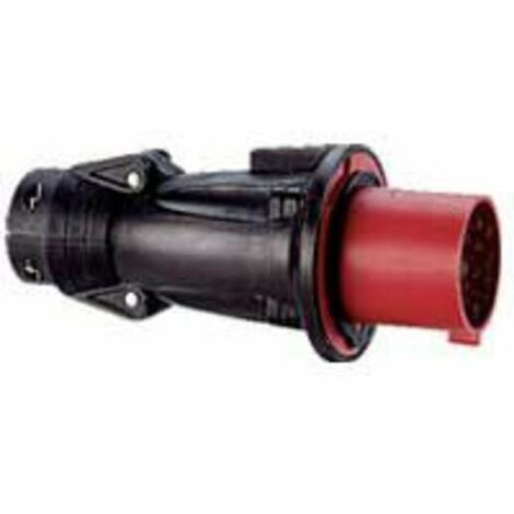 Fiche mobile droite Hypra IP44 32A - 380V à 415V - 3P+N+T - caoutchouc - 052954 - LEGRAND