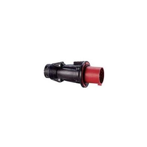 Fiche mobile droite Hypra IP44 32A - 380V à 415V - 3P+T - caoutchouc - LEGRAND
