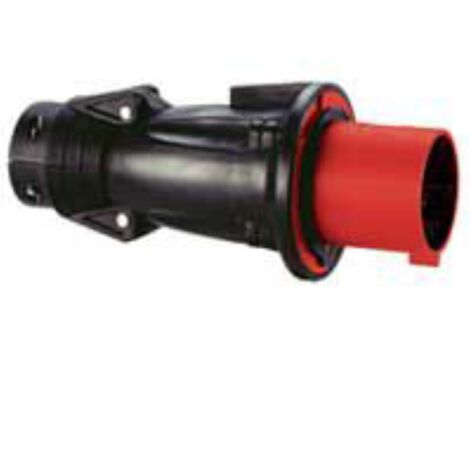 Fiche mobile droite Hypra IP44 63A - 380V à 415V - 3P+N+T - caoutchouc - LEGRAND