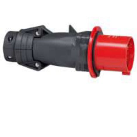Fiche mobile droite Hypra IP44 63A - 380V à 415V 3P+T - plastique - LEGRAND