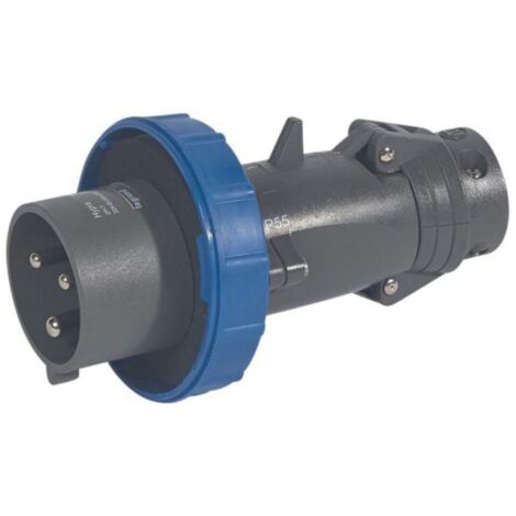 Fiche mobile droite Hypra IP66/67-55 32A - 200V à 250V - 2P+T - plastique - LEGRAND