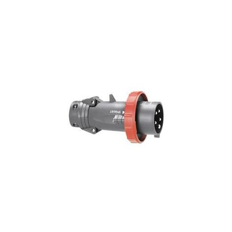 Fiche mobile droite Hypra IP66/67-55 32A - 380V à 415V - 3P+T - plastique - LEGRAND
