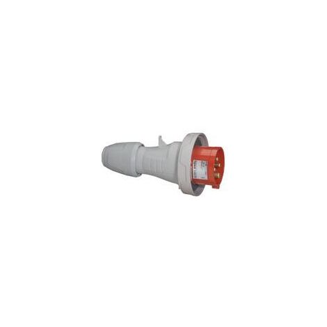Prise Et Fiche Industrielle Ide 03306 – IP44, 5 Pôles, 380V 32A, 6h, Gris