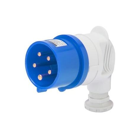 FICHE MOB.PROT.90°3P+N+T 16A 230V 9H GEWISS GW60087