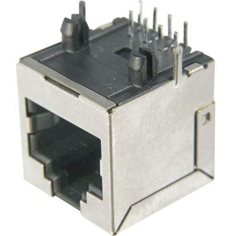Fiche modulaire femelle, RJ45, CAT 6 ASSMANN WSW AMJ-188-00101-CAT6 RJ45 embase femelle horizontale RJ45 - structure normale Pôle: 8 argent 1 pc(s) D19312