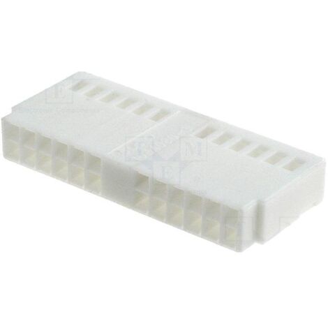 Fiche nue Fakra femelle 24PIN blanche