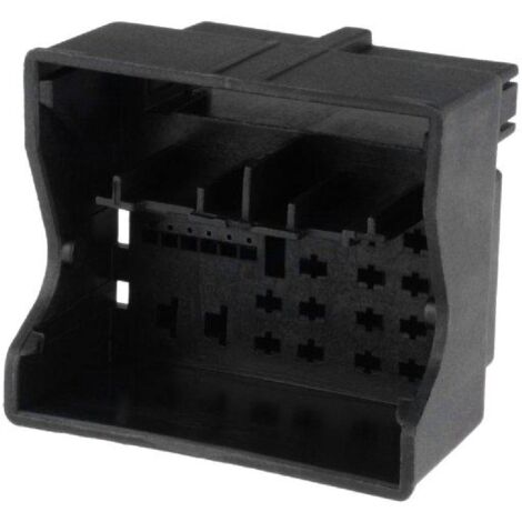 Fiche nue Fakra femelle 52PIN noire