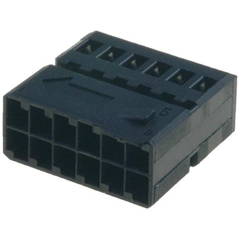 Fiche nue Fakra male 12pin noire