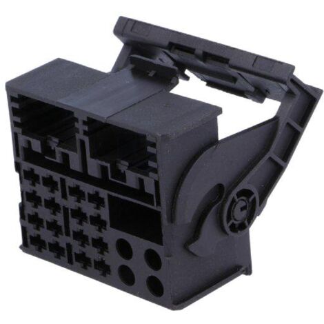 Fiche nue Fakra male 16PIN noir