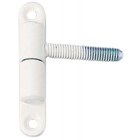 Fiche paumelle complète pour menuiserie PVC Ø 13 mm - boîte de 10 blanc