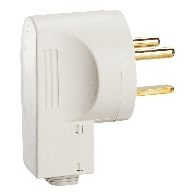 Legrand - Fiche 2P+T 32A à sortie latérale par embout avec serre câbles (055802)