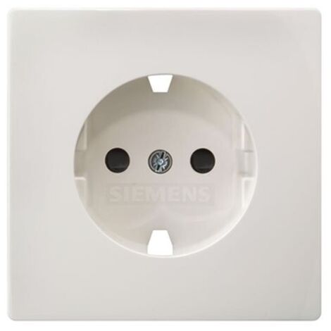 Fiche prise blanche schuko Siemens Delta Style BJC 5UH12724WH