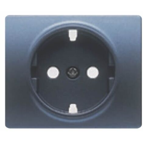 Fiche prise schuko 2P + TT ACIER NEPTUNE BJC IRIS 18724-AN