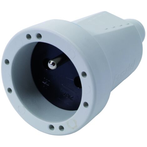 FICHE PVC FEMELLE 1MAL2FEM GRIS PROFILE 790800732