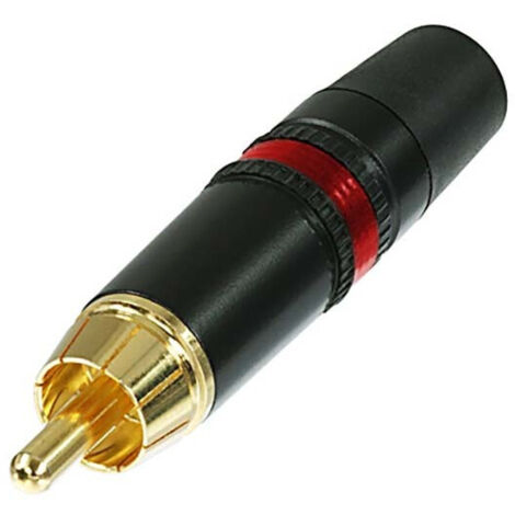 Fiche RCA plaquée or Neutrik