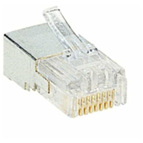 Fiche RJ45 UTP cat.6 pass-through transparent Fanton 23727P