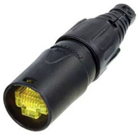 Fiche RJ45 mâle droite Neutrik NE8MX-B RJ45 mâle, droit jaune, noir 1 pc(s) R479611