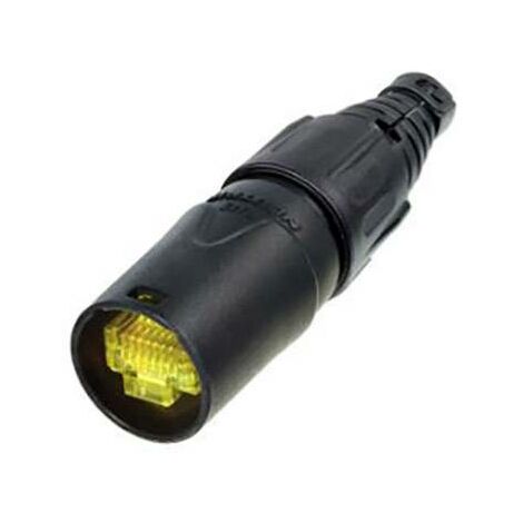Fiche RJ45 mâle droite Neutrik NE8MX-B RJ45 mâle, droit jaune, noir 1 pc(s) R479611