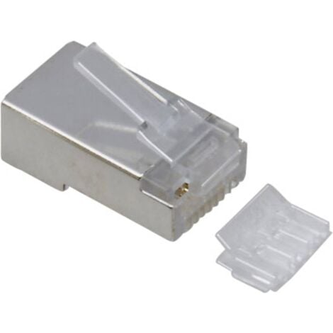 Fiche RJ45 mâle droite TRU COMPONENTS TC-2525010 RJ45 mâle, droit Pôle: 8P8C 50 pc(s)