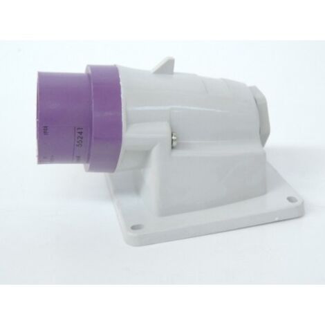 Fiche Socle inclinée P17 IP44 16A de 20V à 25V 2 pôles LEGRAND 055241