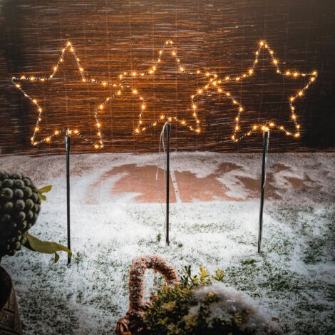 Fiche solaire esotec Magie d'étoiles Décoration de Noël pour l'extérieur IP44 outdoor 102571