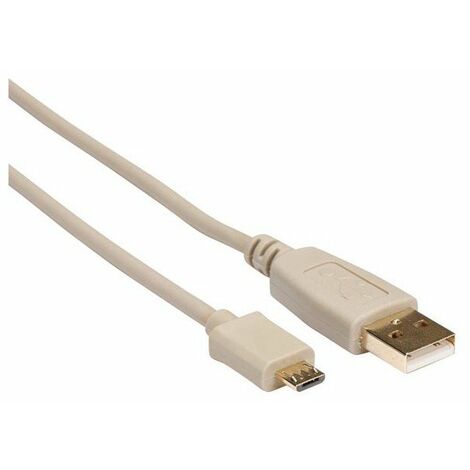 Fiche Usb 2 0 A Vers Fiche Micro Usb / Cuivre / De Base / 0 75 M / Doré / M-m