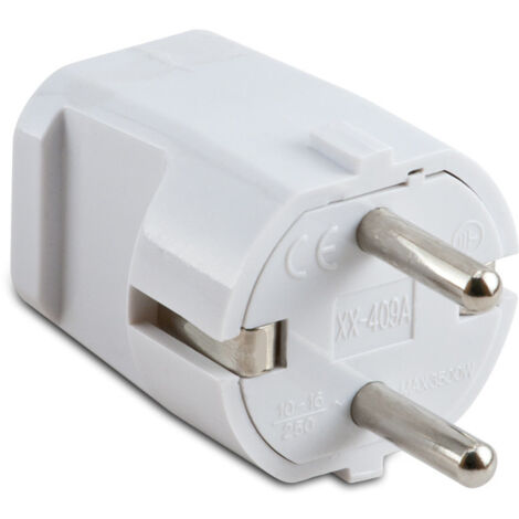 Fiche volante Schuko Master 2P+T 16A 250V Blanc 05311