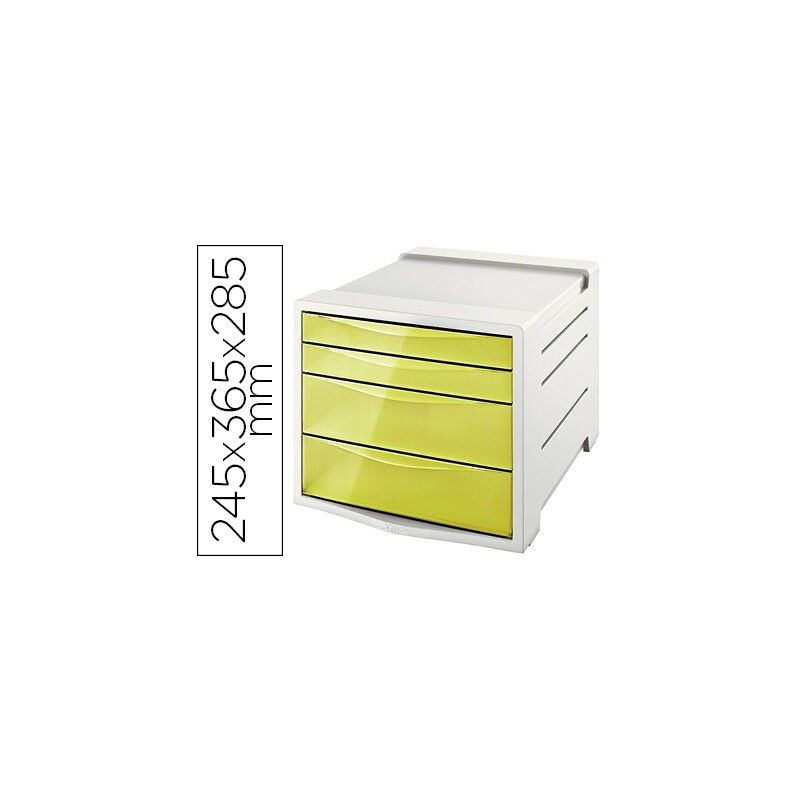 

Esselte - buc de cajones 2 peque mas 2 grandes colourice 245x365x285 mm amarillo gris