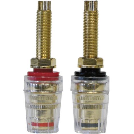 Fiches femelles bananes encastrables haut de gamme Dynavox 204609