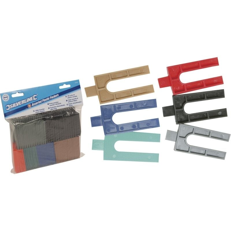 Silverline - cales assorties 100 pièces fixman 633499