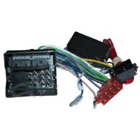 Fiches ISO Autoradio 4X40W compatible avec Audi avec systeme amplifie