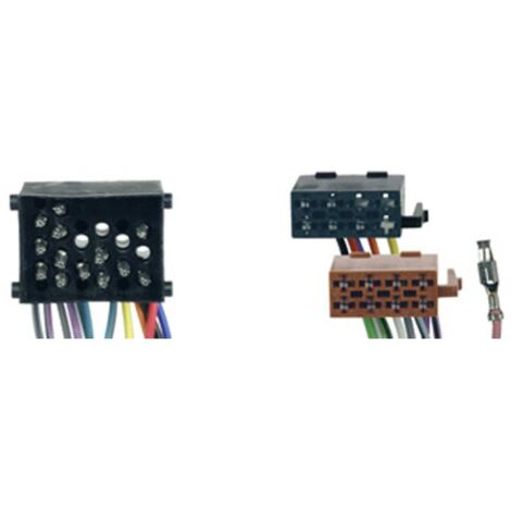 Fiches ISO Autoradio compatible avec BMW Cosses rondes av01 - RAC1000